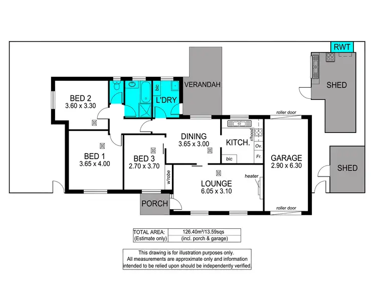 Floorplan of Homely house listing, 1/27A Balcombe Avenue, Findon SA 5023