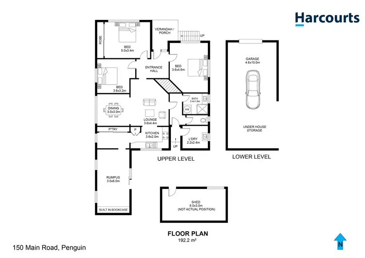 Floorplan of Homely house listing, 150 Main Road, Penguin TAS 7316