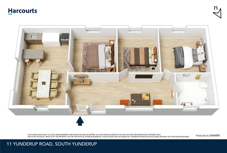 Floorplan of Homely house listing, 11 Yunderup Road, South Yunderup WA 6208