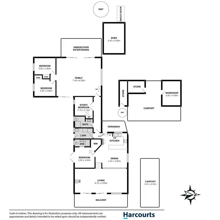 Floorplan of Homely house listing, 4 Bayview Grove, Encounter Bay SA 5211