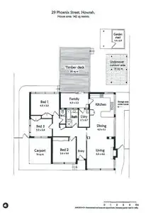Floorplan of Homely house listing, 29 Phoenix Street, Howrah TAS
