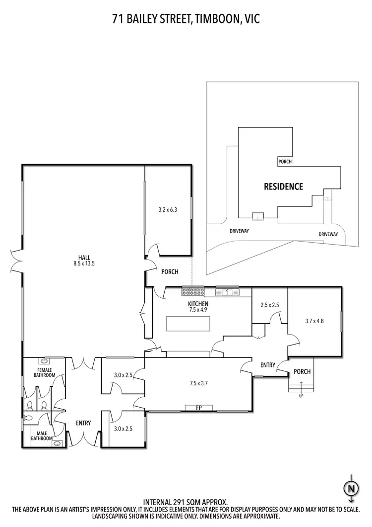 Floorplan of Homely house listing, 71 Bailey Street, Timboon VIC 3268