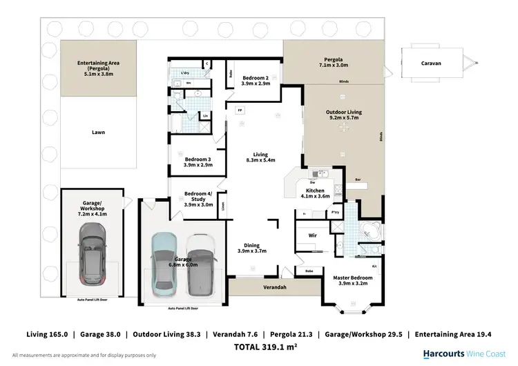 Floorplan of Homely house listing, 15 Waye Court, Mount Compass SA 5210
