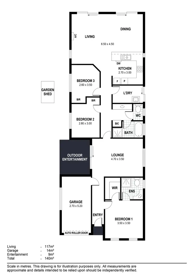 Floorplan of Homely house listing, 6 Tam O'Shanter Place, Mccracken SA 5211