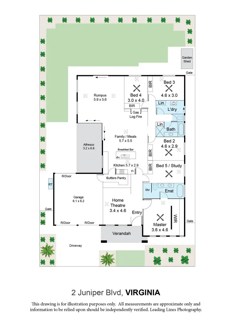 Floorplan of Homely house listing, 2 Juniper Boulevard, Virginia SA 5120