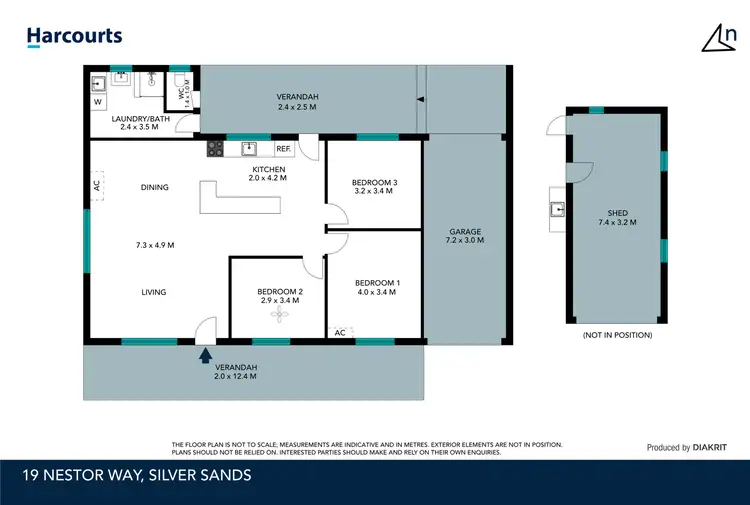 Floorplan of Homely house listing, 19 Nestor Way, Silver Sands WA 6210