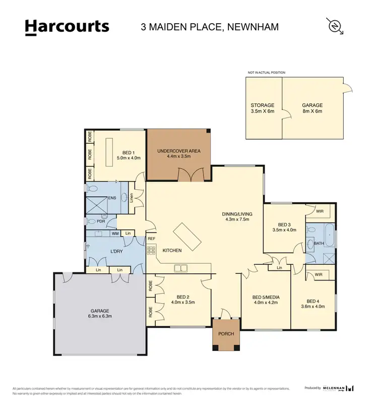 Floorplan of Homely house listing, 3 Maiden Place, Newnham TAS 7248