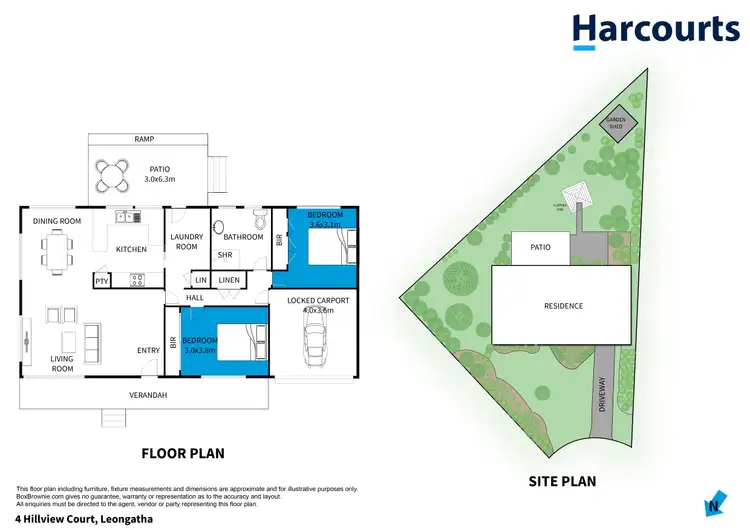Floorplan of Homely house listing, 4 Hillview Court, Leongatha VIC 3953