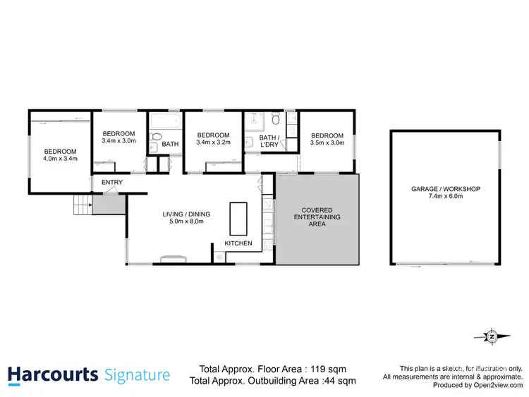 Floorplan of Homely house listing, 24 Renfrew Circle, Goodwood TAS 7010