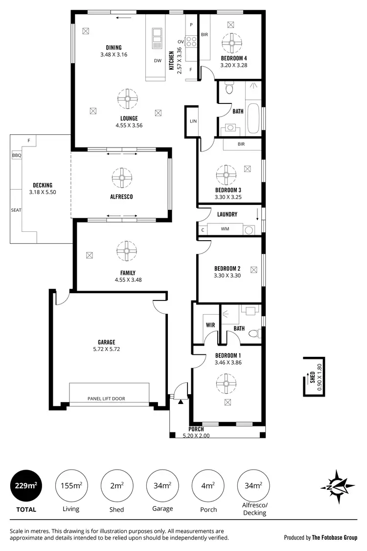 Floorplan of Homely house listing, 97 Lynton Terrace, Seaford SA 5169