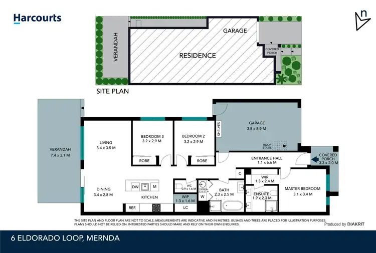 Floorplan of Homely house listing, 6 Eldorado Loop, Mernda VIC 3754