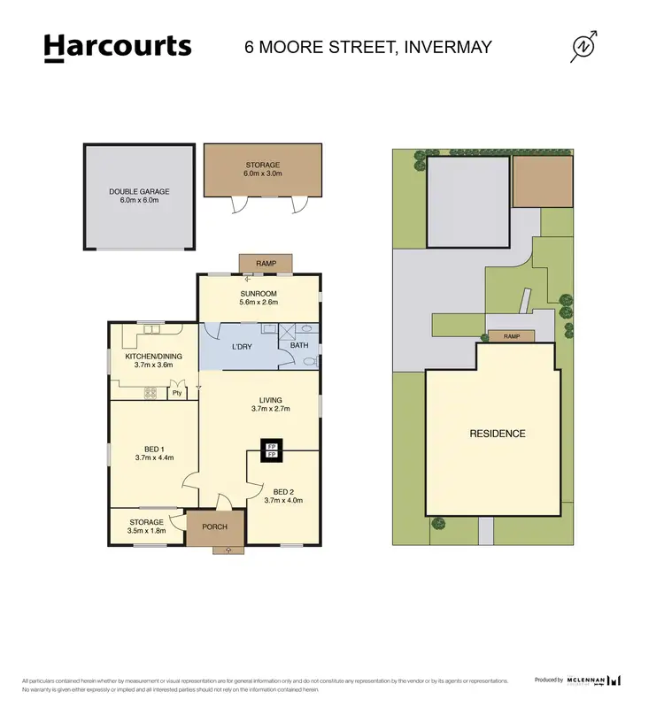Floorplan of Homely house listing, 6 Moore Street, Invermay TAS 7248