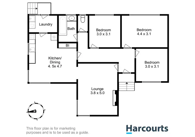 Floorplan of Homely house listing, 8 Dyer Place, Clarendon Vale TAS 7019