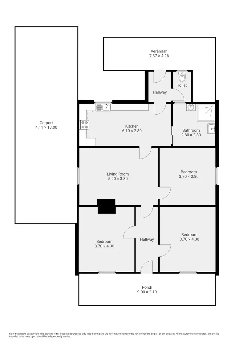 Floorplan of Homely house listing, 59 Main Street, Peterborough SA 5422