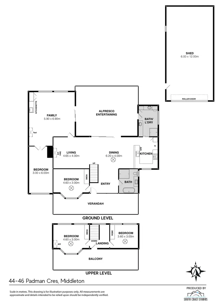 Floorplan of Homely house listing, 44-46 Padman Crescent, Middleton SA 5213