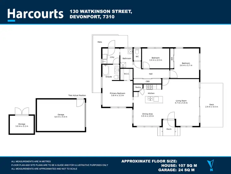 Floorplan of Homely house listing, 130 Watkinson Street, Devonport TAS 7310