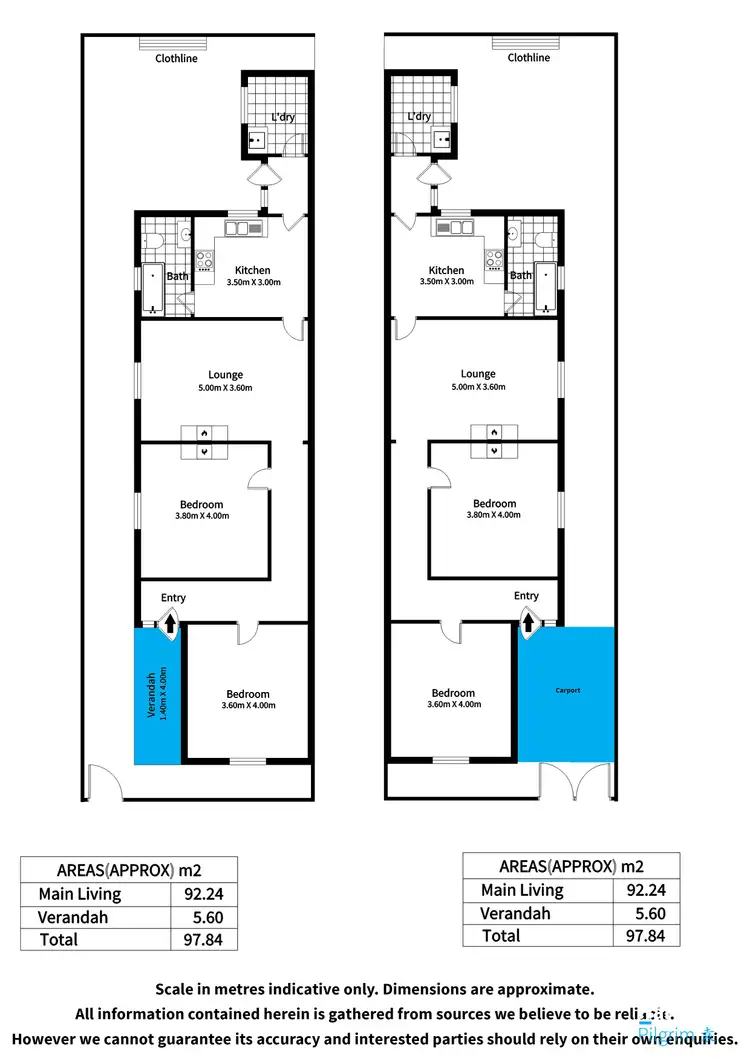 Floorplan of Homely house listing, 23 & 25 Margaret Street, Norwood SA 5067