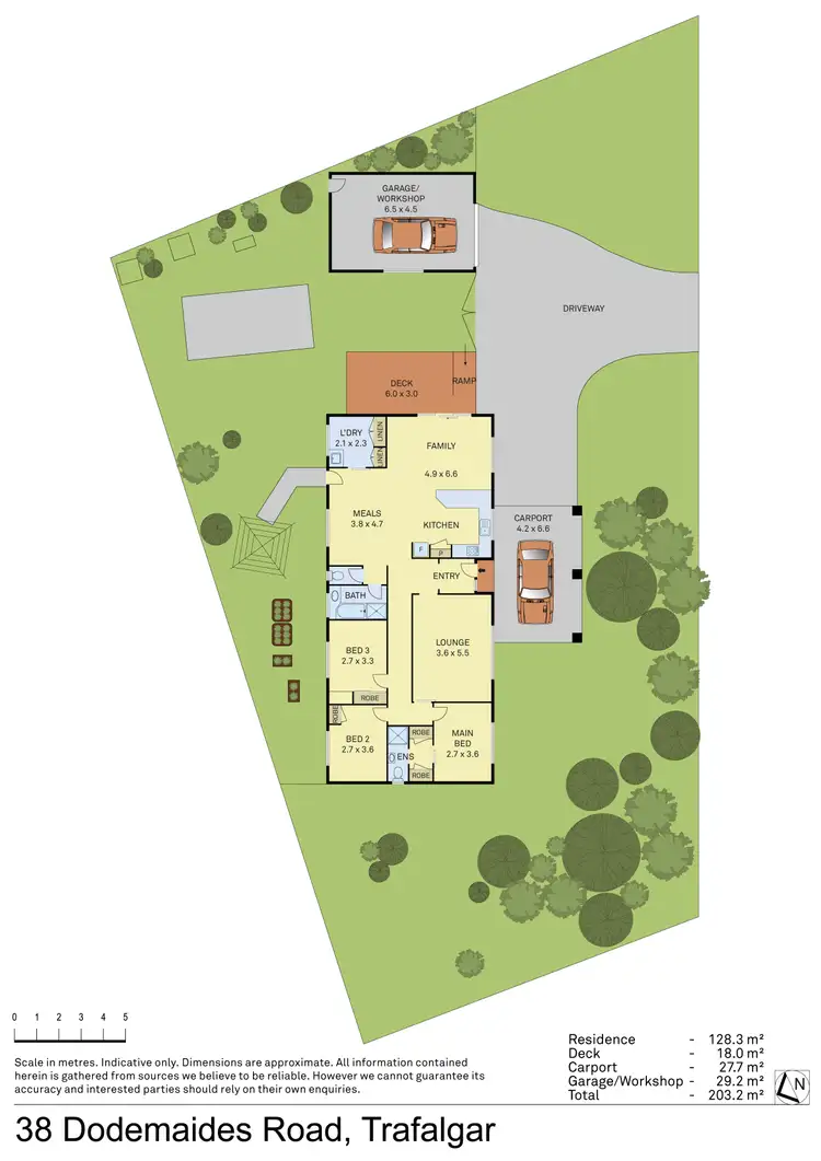 Floorplan of Homely house listing, 38 Dodemaides Road, Trafalgar VIC 3824