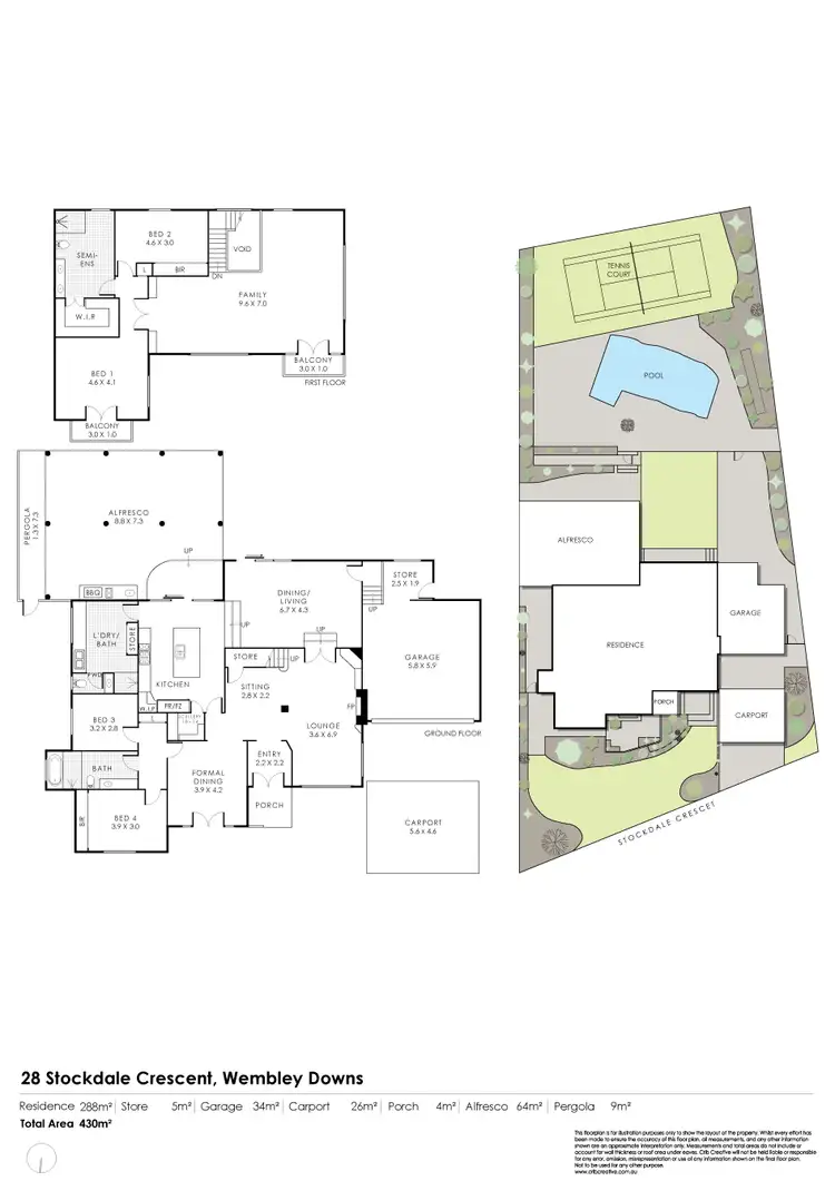 Floorplan of Homely house listing, 28 Stockdale Crescent, Wembley Downs WA 6019