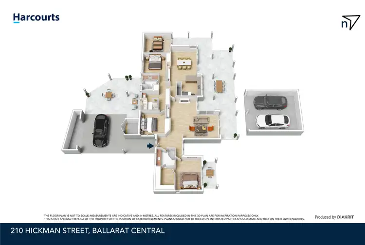 Floorplan of Homely house listing, 210 Hickman Street, Ballarat Central VIC 3350