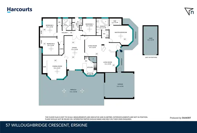 Floorplan of Homely house listing, 57 Willoughbridge Crescent, Erskine WA 6210