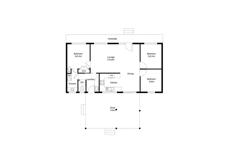 Floorplan of Homely house listing, 3417 Mansfield-Woods Point Road, Jamieson VIC 3723