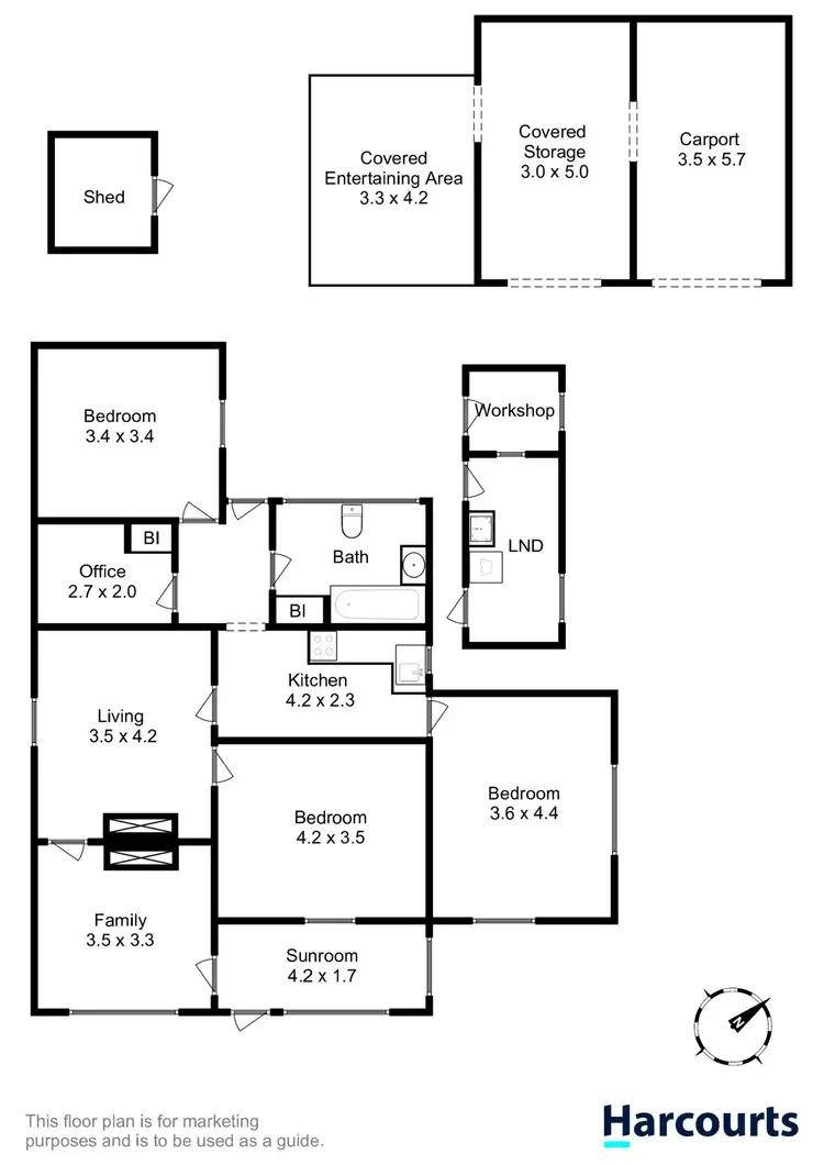 Floorplan of Homely house listing, 103 Reeve Street, Campania TAS 7026