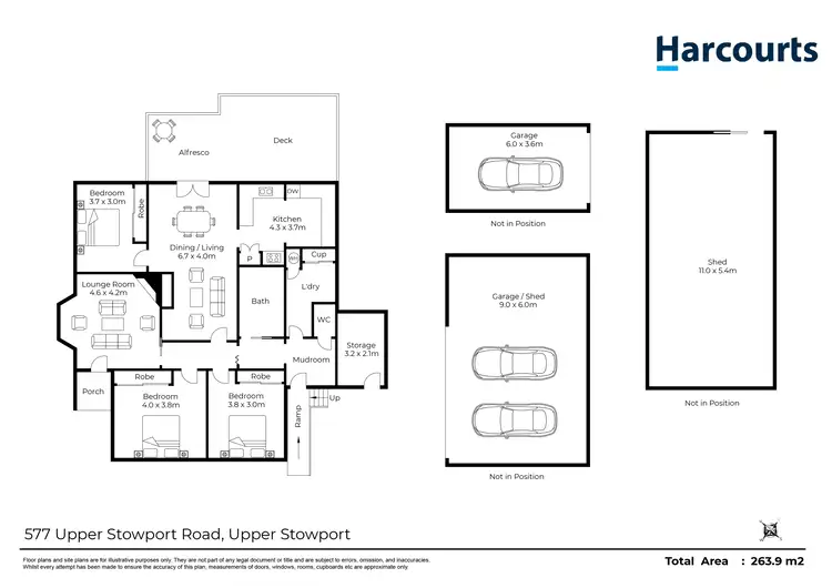 Floorplan of Homely house listing, 577 Upper Stowport Road, Upper Stowport TAS 7321