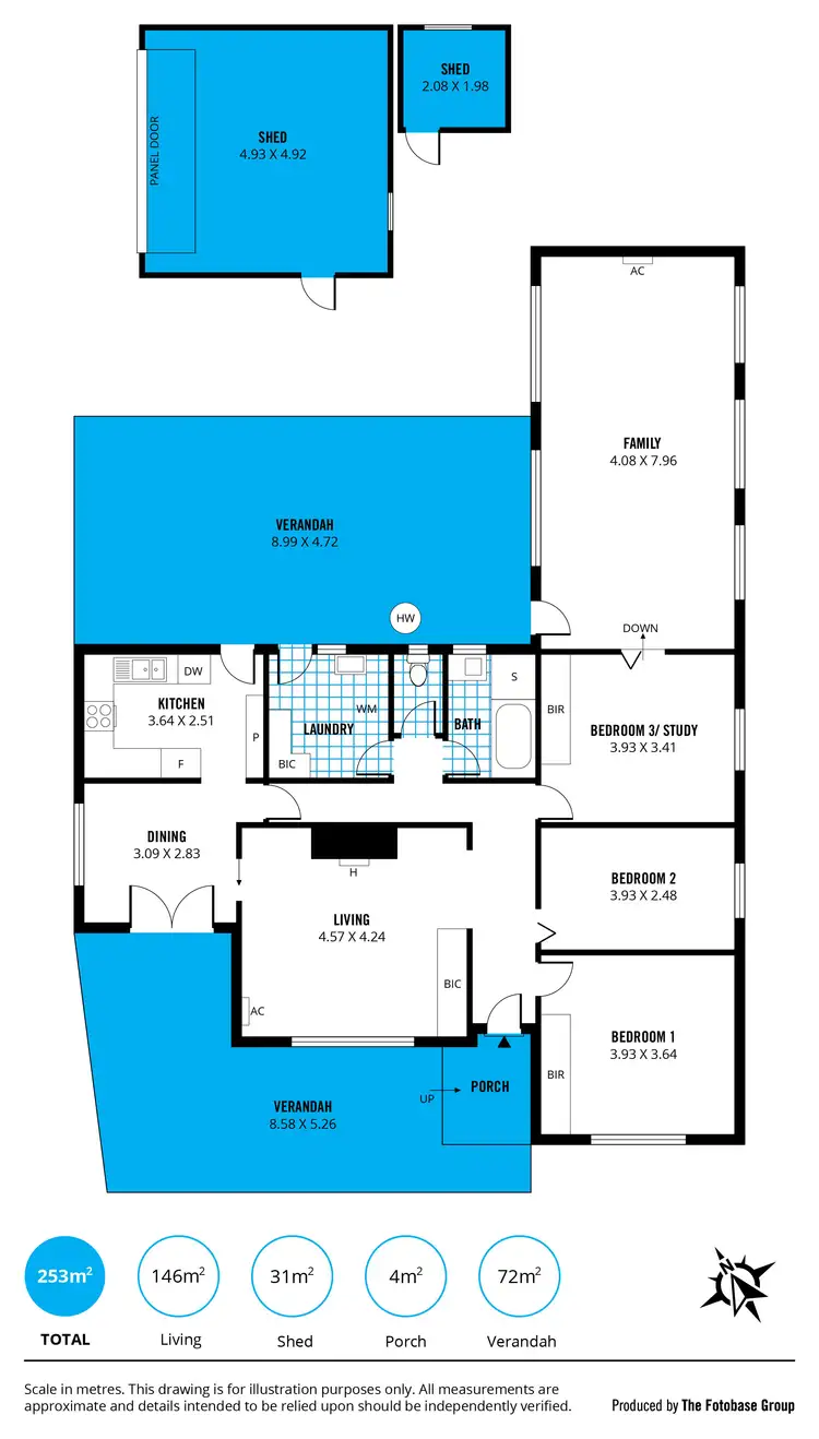 Floorplan of Homely house listing, 1 Riverside Drive, Bedford Park SA 5042