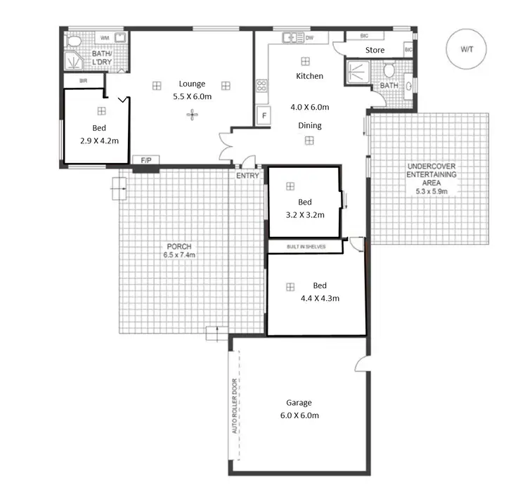Floorplan of Homely house listing, 4 Antrim Street, Mccracken SA 5211