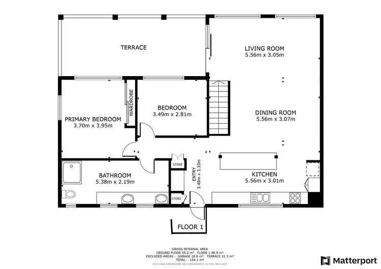 Floorplan of Homely house listing, 5 Wedge Court, Binalong Bay TAS 7216