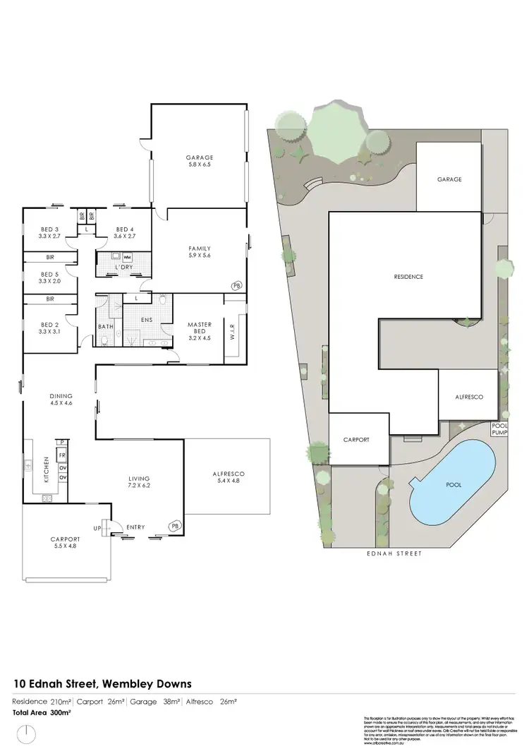 Floorplan of Homely house listing, 10 Ednah Street, Wembley Downs WA 6019