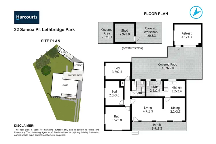 Floorplan of Homely house listing, 22 Samoa Place, Lethbridge Park NSW 2770
