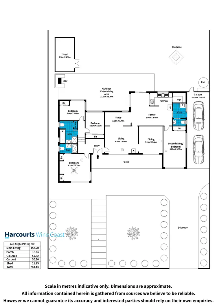 Floorplan of Homely house listing, 16 Vaucluse Drive, Happy Valley SA 5159