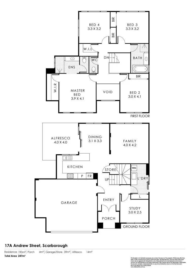 Floorplan of Homely house listing, 17A Andrew Street, Scarborough WA 6019