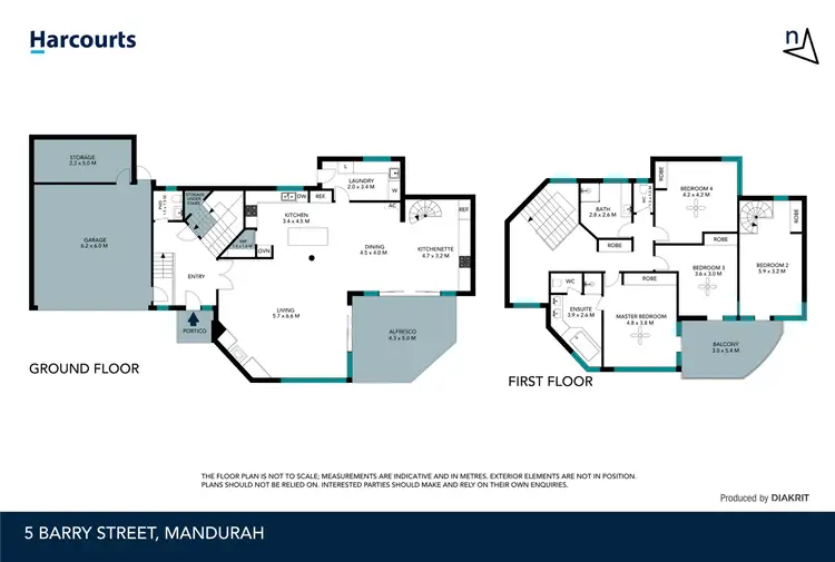 Floorplan of Homely house listing, 5 Barry Street, Mandurah WA 6210