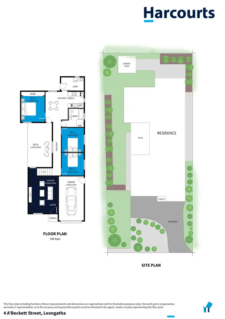 Floorplan of Homely house listing, 4 A'Beckett Street, Leongatha VIC 3953