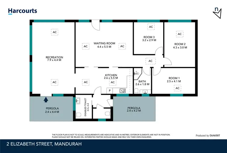 Floorplan of Homely house listing, 2 Elizabeth Street, Mandurah WA 6210