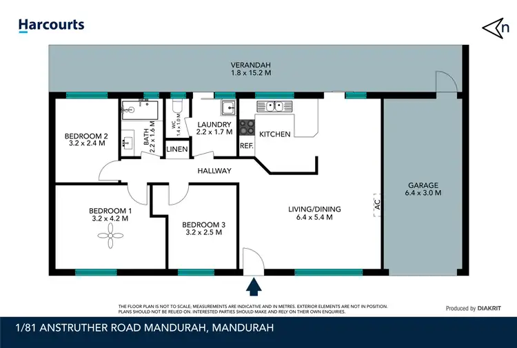 Floorplan of Homely house listing, 1/81 Anstruther Road, Mandurah WA 6210