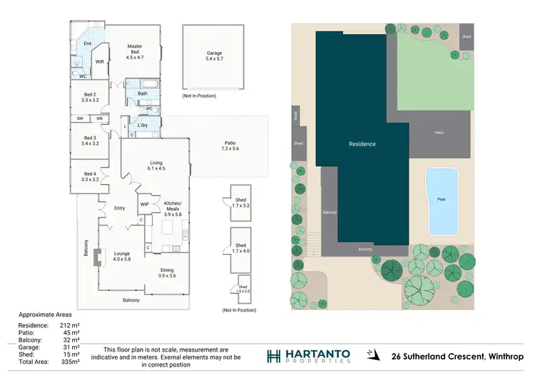 Floorplan of Homely house listing, 26 Sutherland Crescent, Winthrop WA 6150