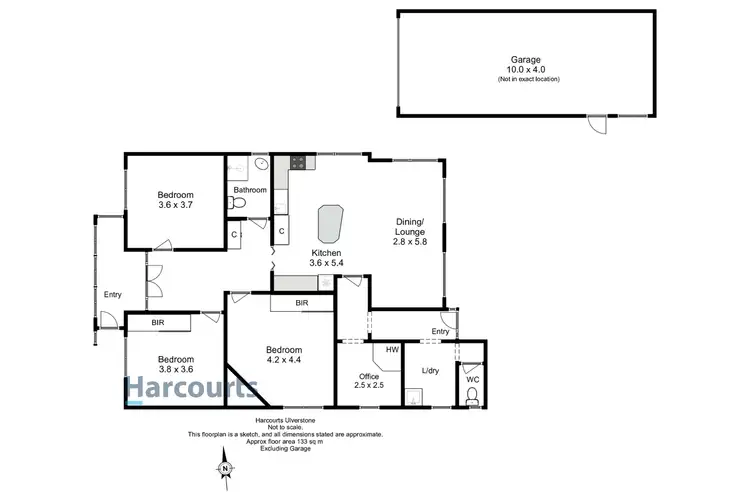 Floorplan of Homely house listing, 55 Heathcote Street, Ulverstone TAS 7315
