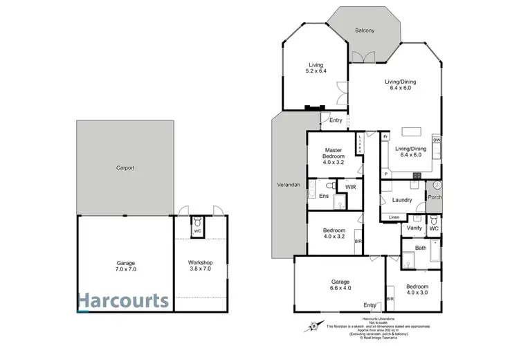 Floorplan of Homely house listing, 6 Maisie Place, Ulverstone TAS 7315