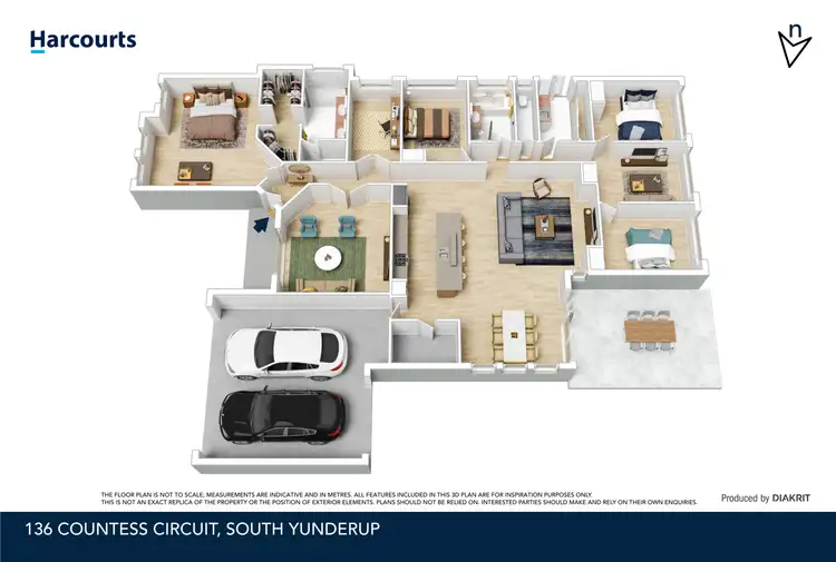 Floorplan of Homely house listing, 136 Countess Circuit, South Yunderup WA 6208