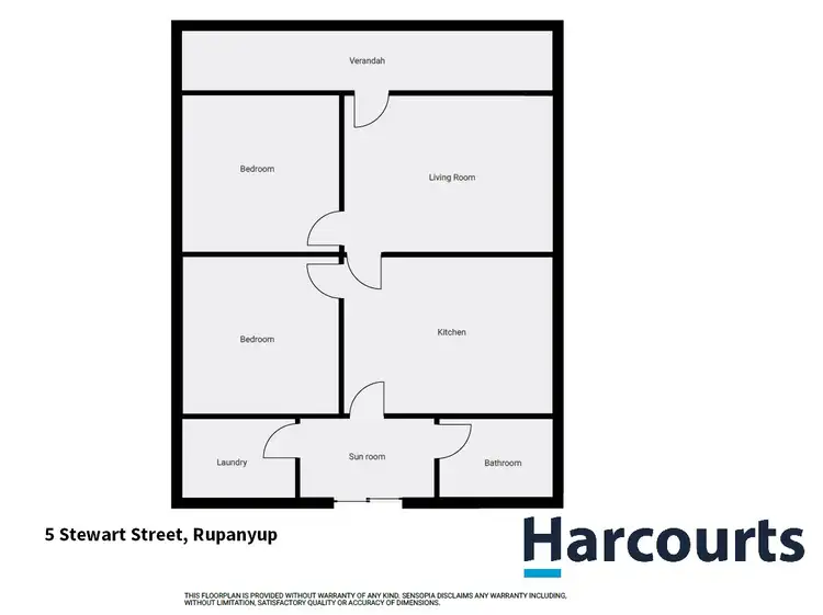 Floorplan of Homely house listing, 5 Stewart Street, Rupanyup VIC 3388
