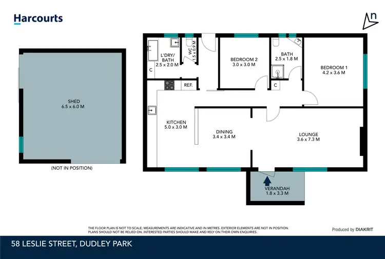 Floorplan of Homely house listing, 58 Leslie Street, Dudley Park WA 6210