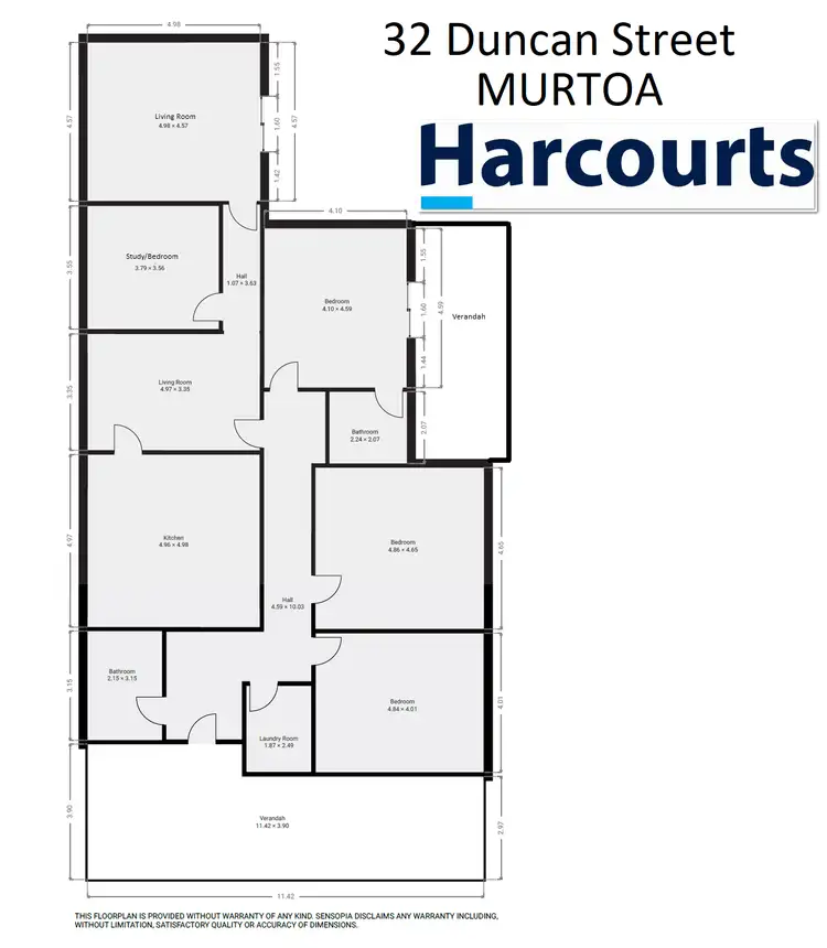 Floorplan of Homely house listing, 32 Duncan Street, Murtoa VIC 3390