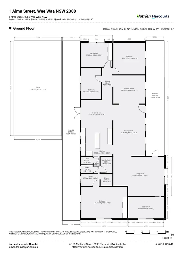 Floorplan of Homely house listing, 1 Alma Street, Wee Waa NSW 2388