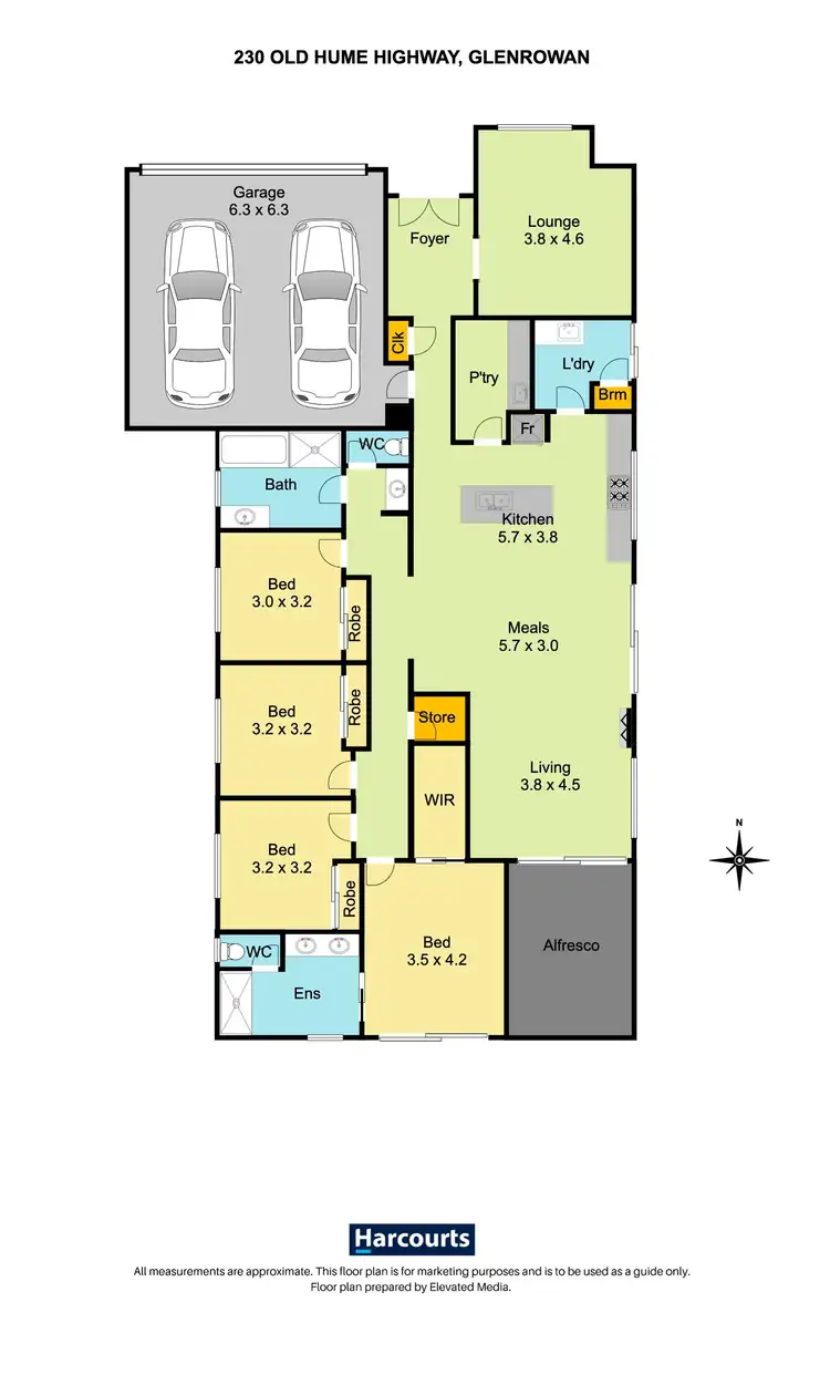 Floorplan of Homely house listing, 230 Old Hume Highway, Glenrowan VIC 3675