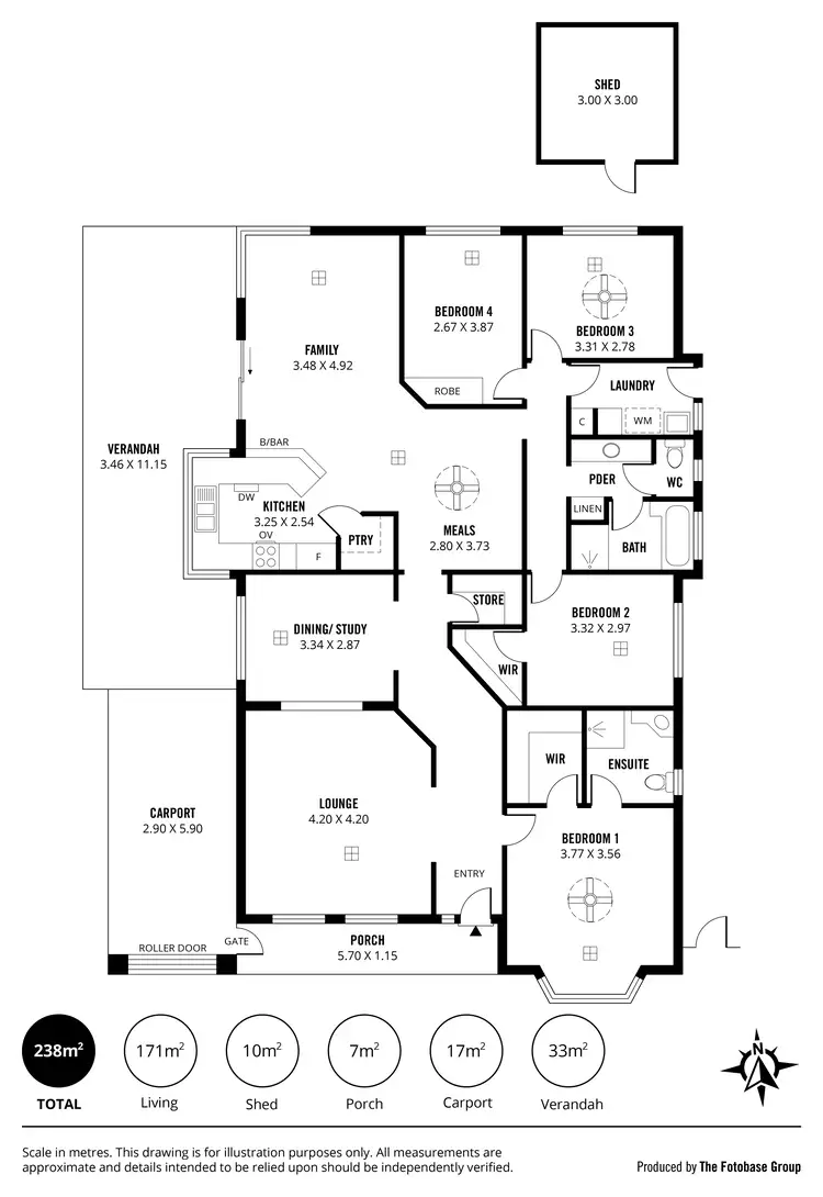 Floorplan of Homely house listing, 35 Saddle Crescent, Walkley Heights SA 5098