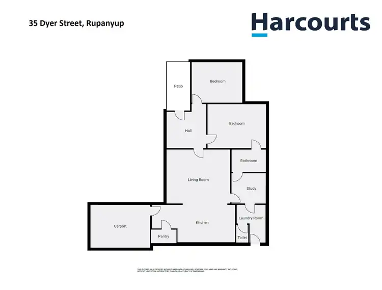 Floorplan of Homely house listing, 35 Dyer Street, Rupanyup VIC 3388